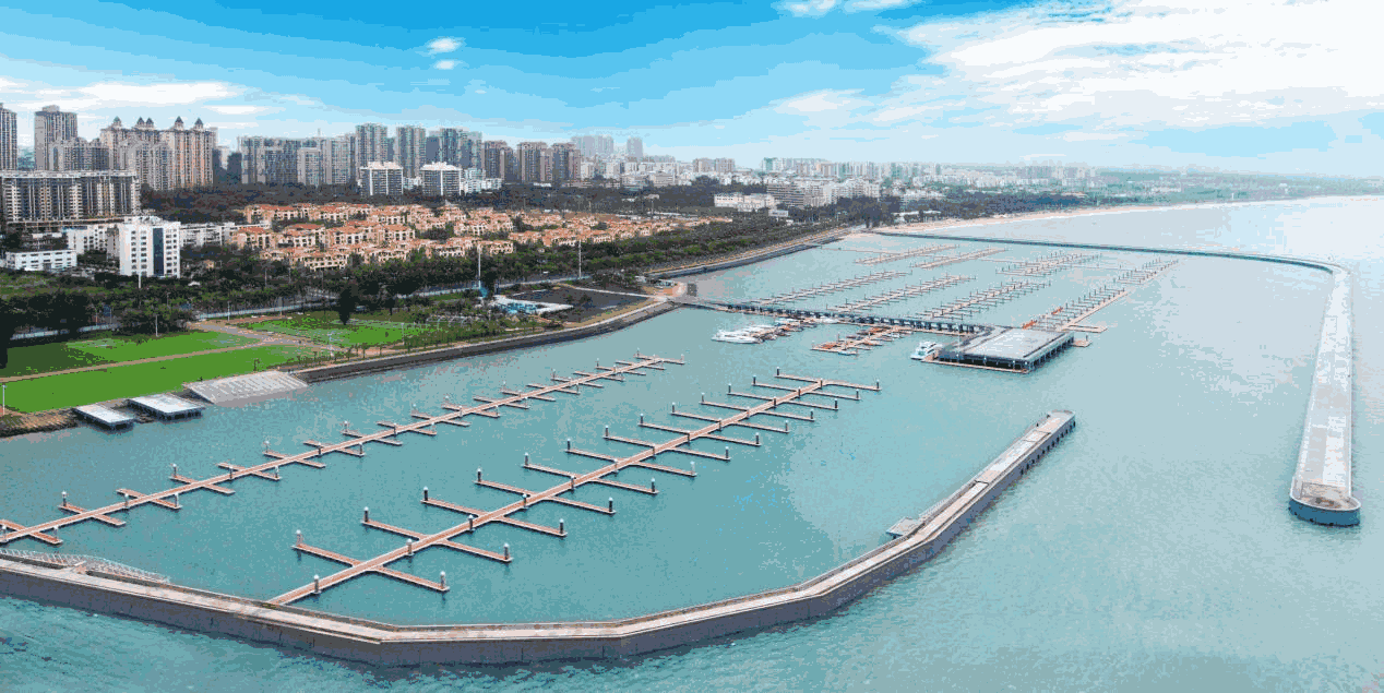 海口湾国家海洋公园帆船帆板公共游艇码头